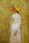 Vincent Van Gogh Girl in White oil painting reproduction